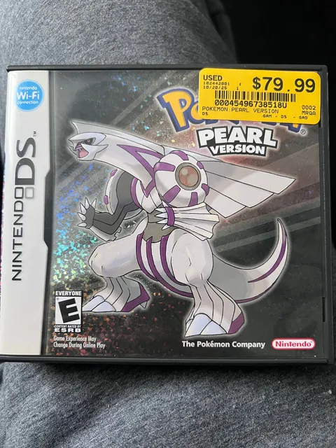 Absolutely insane find in a copy of Pokemon Pearl I bought today