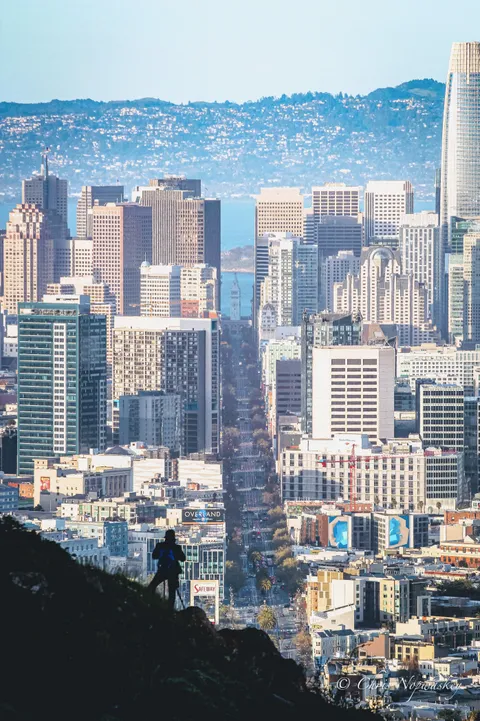 ITAP of a photographer taking a picture of San Francisco