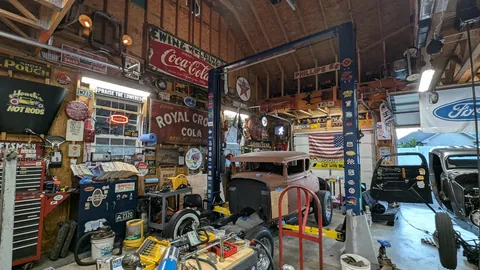 I heard y'all like old man garages...