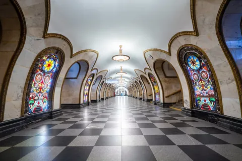 Architecture of some Moscow metro stations
