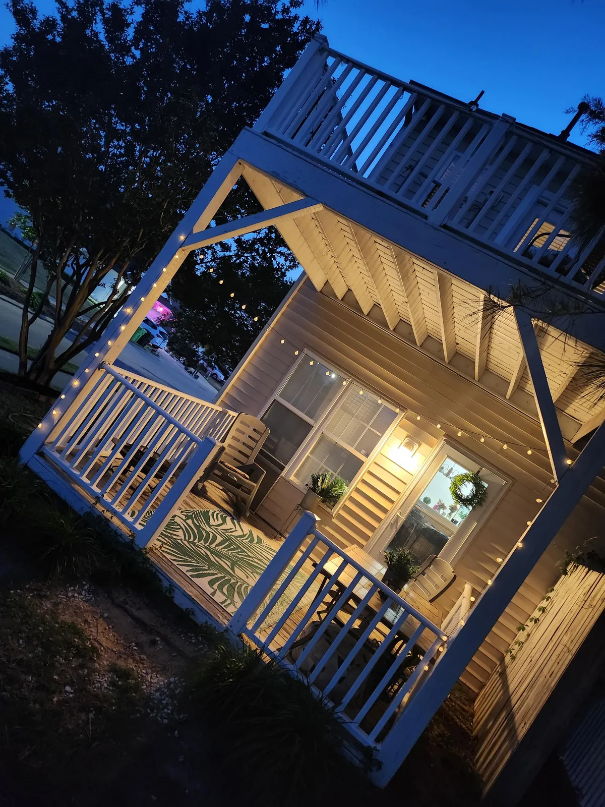 Outdoor spaces are my favorite when the nights are warm