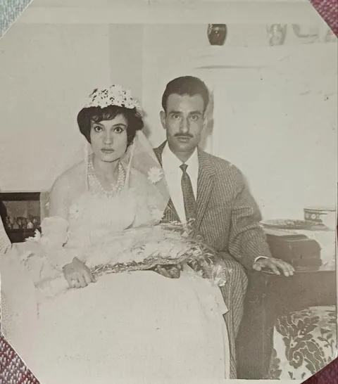 My parents wedding, September 1961, Tehran, Iran