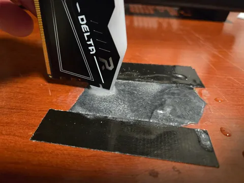 The ram was interfering with the radiator fan