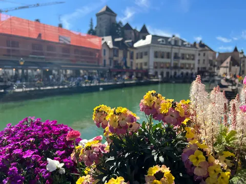 Springtime in Annecy, France.