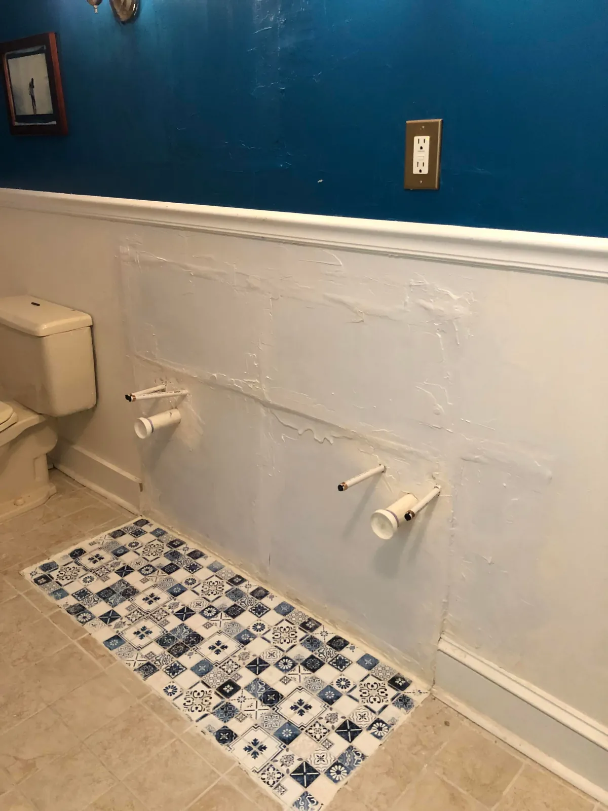 Ended up doing a "tile rug" Thanks for all of the help!