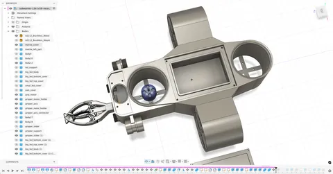 My wife dropped her sunglasses into a deep lake, so I built a small underwater ROV with a gripper to try to retrieve them