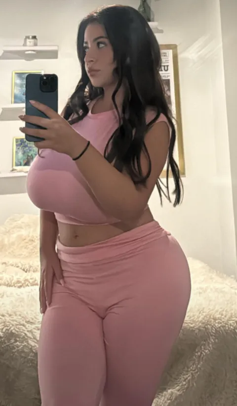 Busty in pink