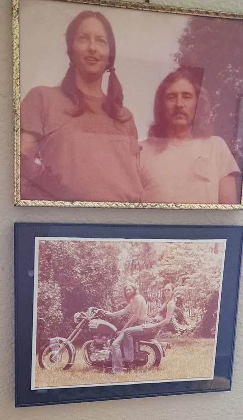 Parents in the late 70's and today!