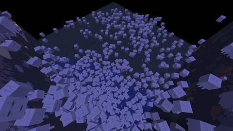 My friends hydrated 1700 happy ghasts in my witch farm. They cover a span of 300x300 hole. How can I fix this?