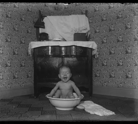 i found a tote full of old dry plate negatives!