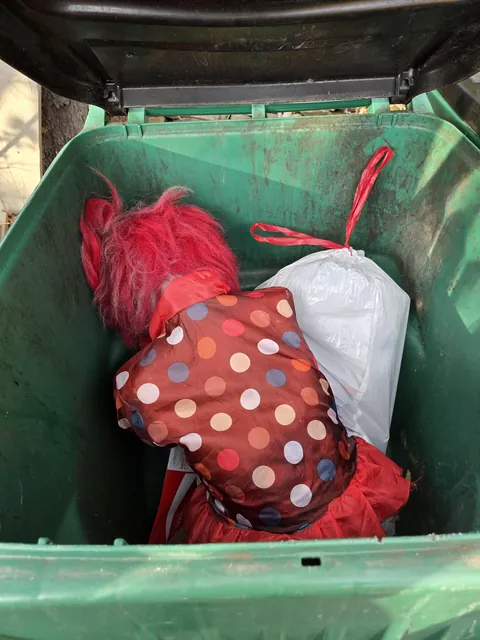 [OC] My neighbor threw this away with no warning whatsoever. Now I have to change my pants.