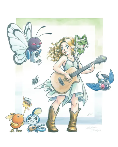 [OC] "Trainer Swift" - Taylor Swift's 11 albums as Pokémon trainers