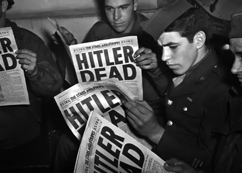 On this day 79 years ago Hitler and his wife killed themselves in the Führerbunker 