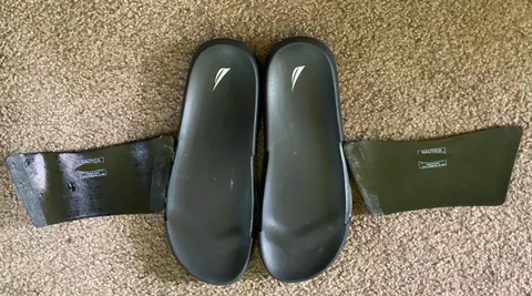 I just bought these new slides today. I take them to the pool on the same day and they fall apart.