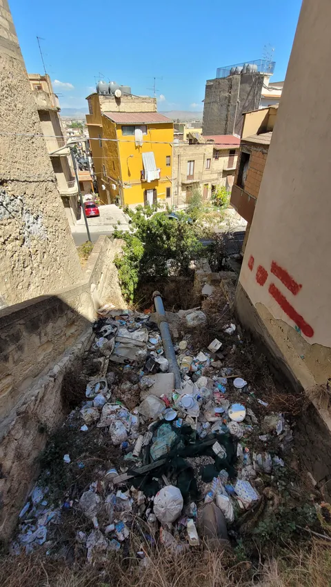 Charming alleyway view in Sicily