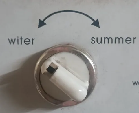 My geyser has 'witer' written on it instead of 'winter'.. and it took me 12 years to realize