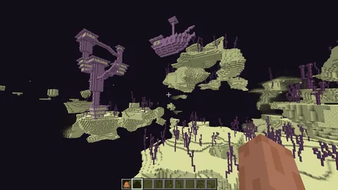 What if the End Dimension had multi-leveled islands like this?