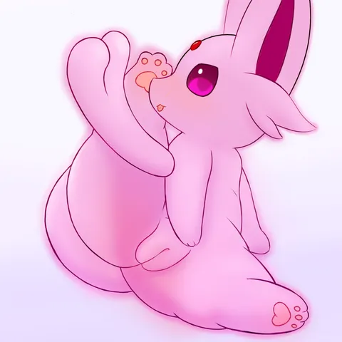 Is she cleaning or seducing us? OwO .......... day 6 of 9 days 9 eeveelutions [F] (bmq)