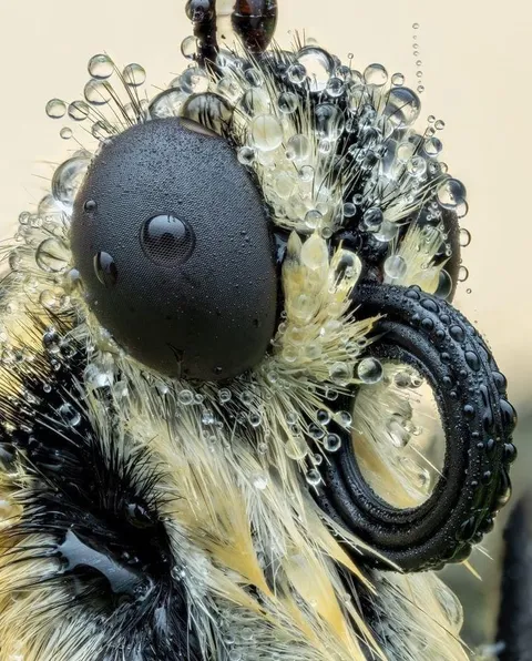 🔥 Macrophotograph of a Macaón comet butterfly (source unknown)