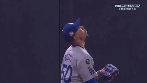 Yankees fans trying to rob Mookie Betts of his catch and his arm.