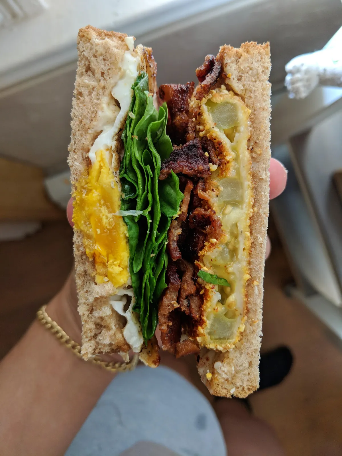 [homemade] BELT with fried green tomato