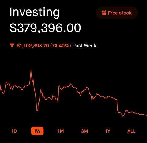 Down $1.1 Million over the week, and I Didn’t Hear No Bell 💎 👊 🦍