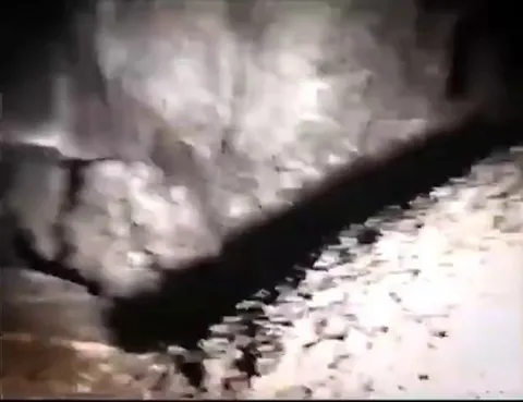 Video by Sergei Koshelev shows Going into the bottom of the reactor pit of Chernobyl. . See the intense radiation...