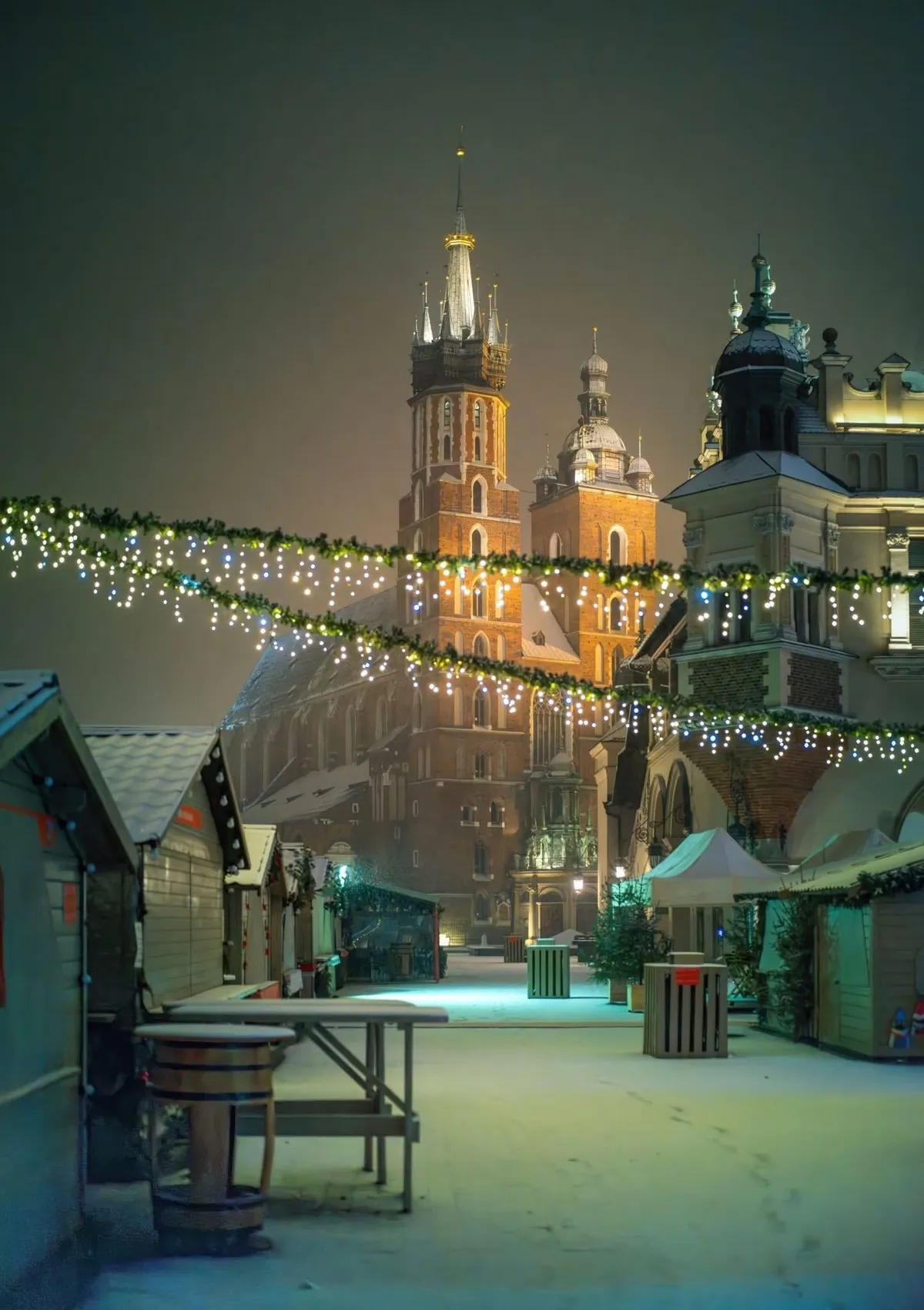 Winter in Kraków 2024, Poland.