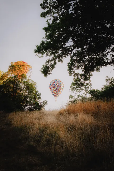 A photo of the balloon from Up