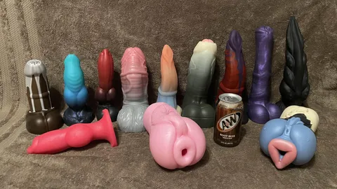 My collection of about a year! (with can for scale)