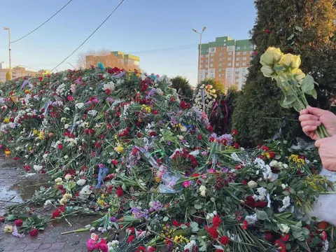 Moscow. Navalny's grave.
