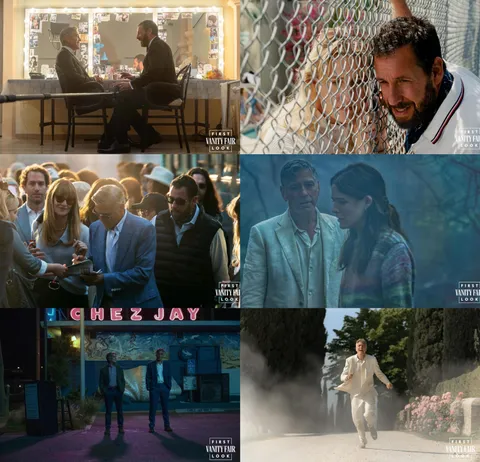 New Images from Noah Baumbach 'Jay Kelly' - Follows a friendship between a famous actor (George Clooney) and his manager (Adam Sandler) as they travel through Europe and reflect on their life choices, relationships, and legacies.