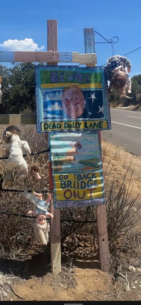 This creepy ass place we found in the middle of nowhere in the mountains east of San Diego.