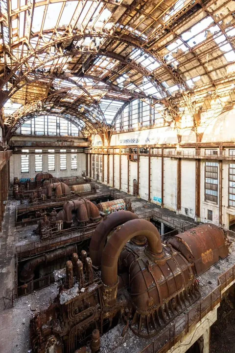 An abandoned power plant in America I visited last year [OC]
