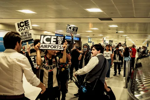 ICE Protests at Phoenix Sky Harbor Int’l Airport