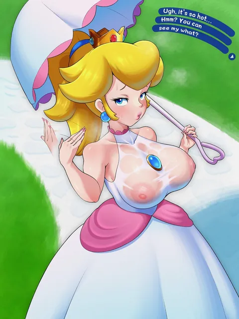 Peach’s see through dress (Sleepii)