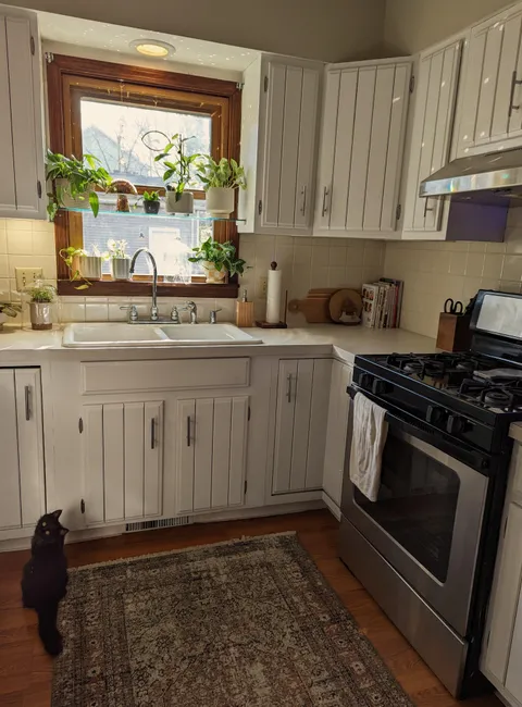 December sunshine in my little kitchen