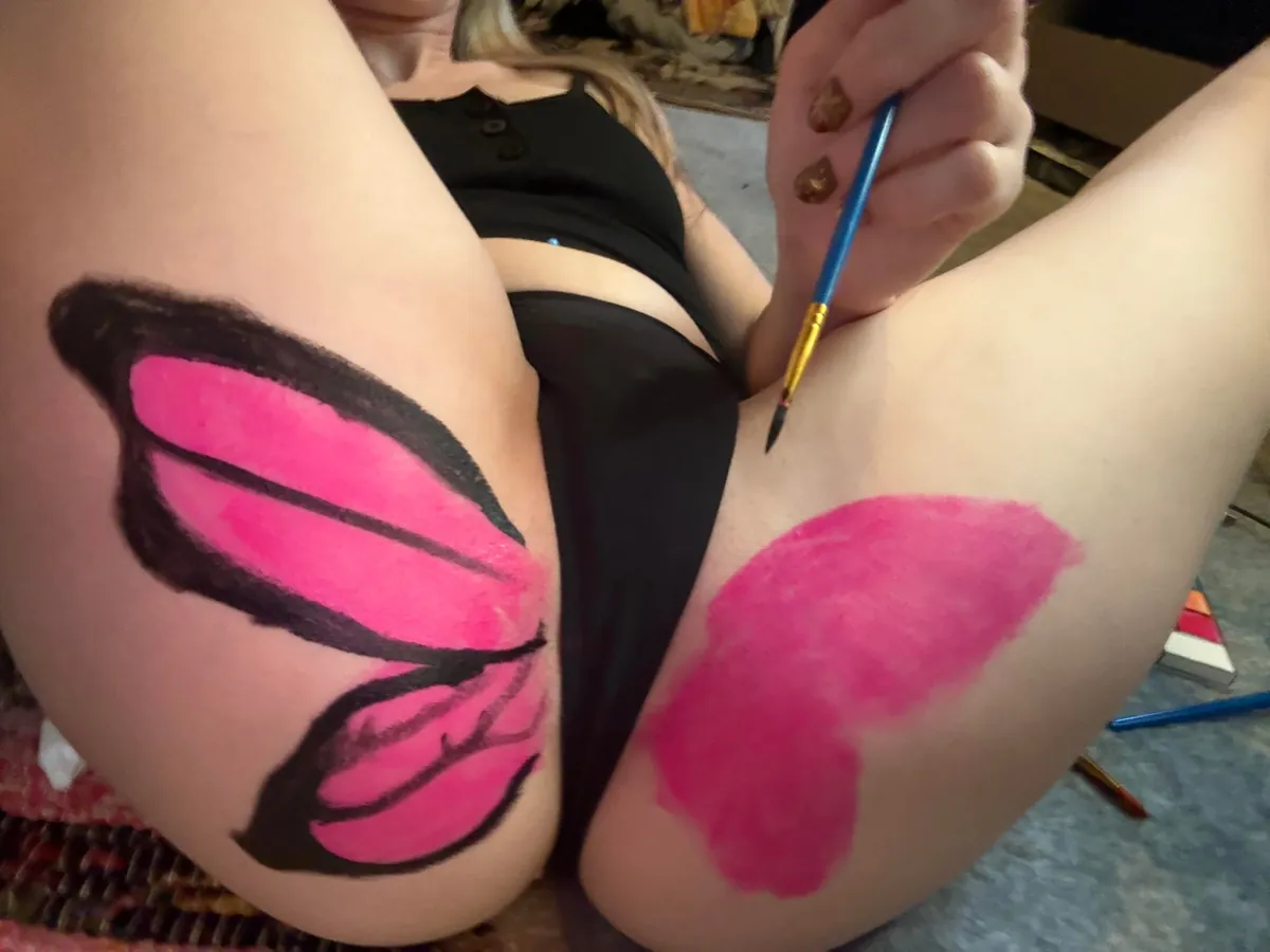 This is what happens when I have too much free time (f) I hope this washes off soon Hahhaha