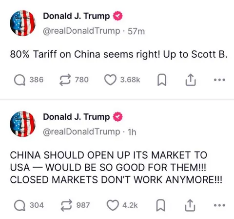 Donny is yelling at the clouds again…