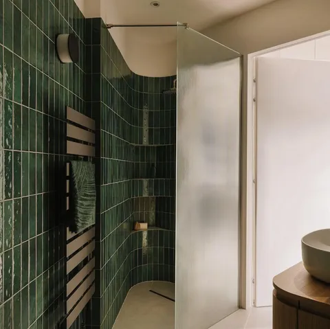 Bathroom of an apartment in Wrocław, Poland. [1439x1436]