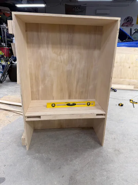 Built this over the longest ‘weekend project’ ever. Finally finished my first set of built-ins in my home!