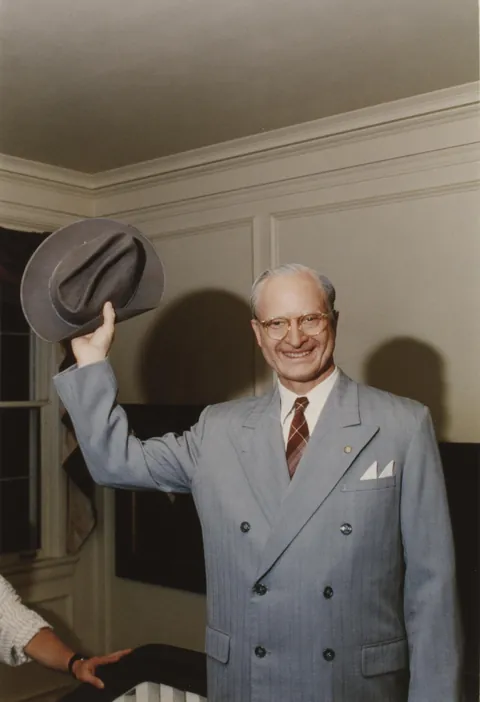 Gary Sinise here. Today marks the 30th anniversary of my role as Harry Truman in the HBO miniseries, “Truman.” It was one of the great challenges of my life and one of the great acting moments of my life. (1995)