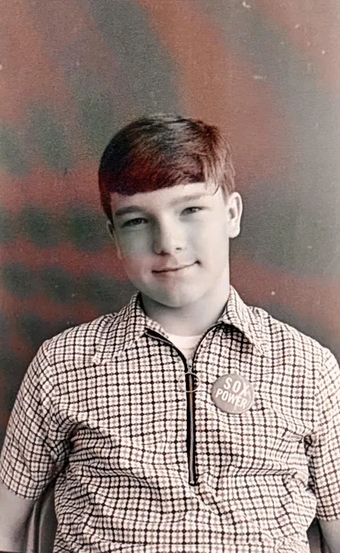 Rough phone scans of film in a camera bag from an estate sale - 1970s school photo day, Chicago area!