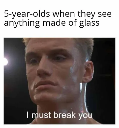 Sorry glass thing