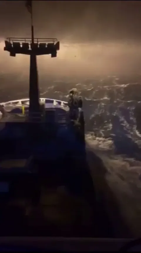 🔥A snowstorm at sea