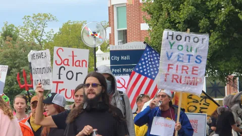 No Kings Event in Bentonville, Arkansas