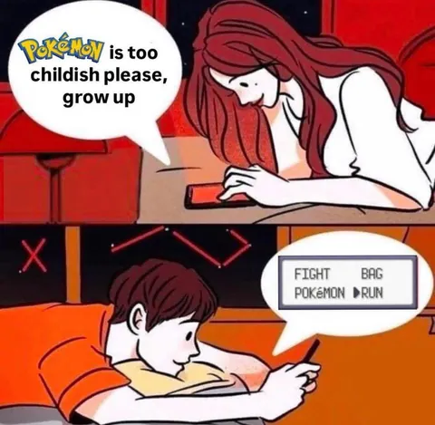 I’ll never grow up Pikachu use Run!