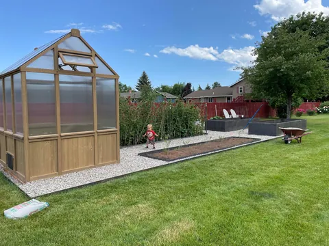 My wife asked for new raised beds so naturally I replaced the entire garden.