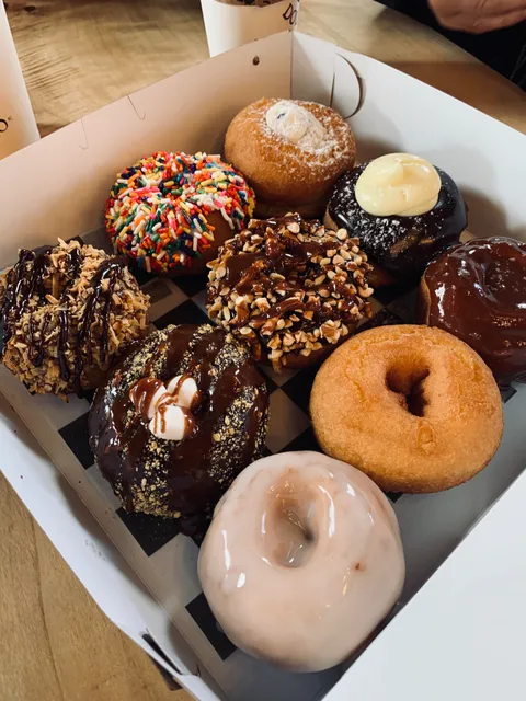 Doughnuts and coffee please.