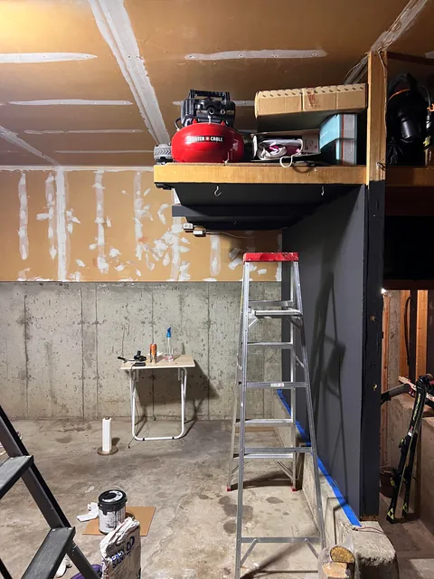 Surprised my husband with a little garage makeover